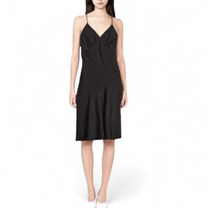 Banana Republic Asymmetrical Seam Midi Slip Dress‎ Whimsigoth Dark Fairy Size 14